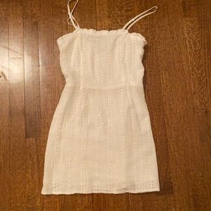 Women’s white summer dress